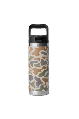 Rambler 18 oz Straw Bottle - Tan Camo