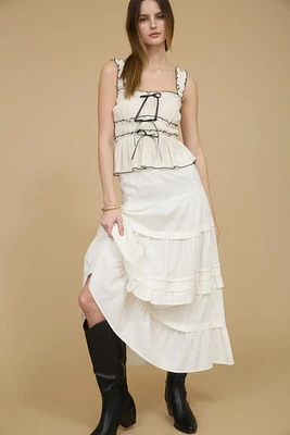 Ruched Bow Tank