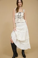 Ruched Bow Tank