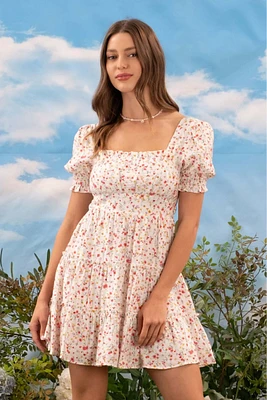 Shortcake Floral Mini Dress