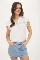 Symphony Eyelet Lace Top