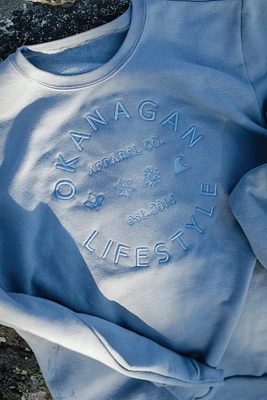 Unisex Steel Embroidered Community Crew