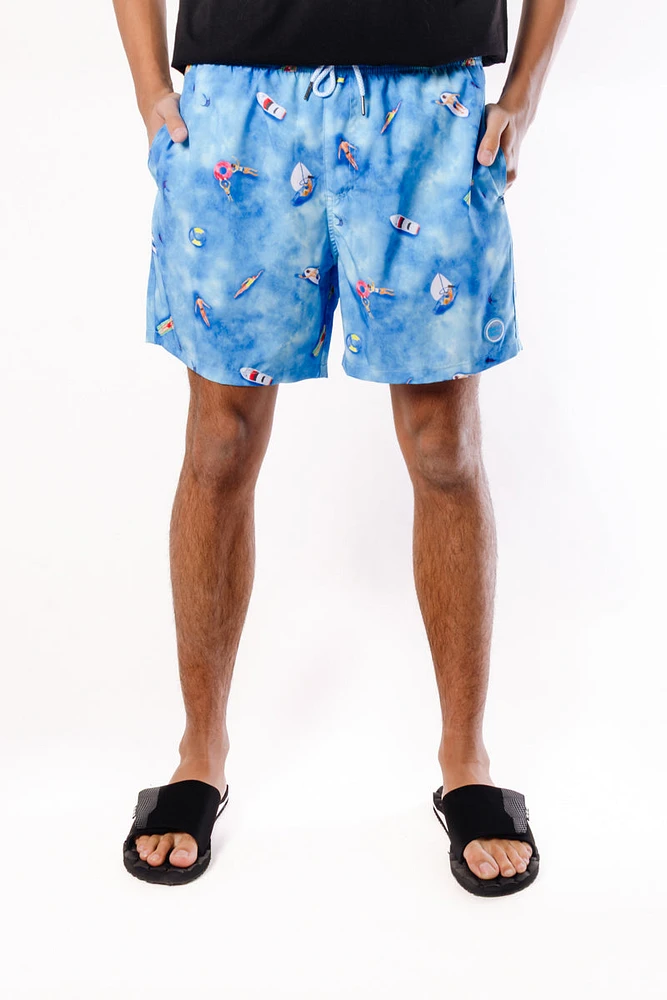 Surfers & Sharks Swim Shorts