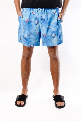 Surfers & Sharks Swim Shorts