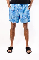 Surfers & Sharks Swim Shorts