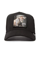 Unisex Suede Bull Trucker Hat