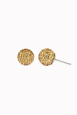 10mm Sparkle Ball Earrings