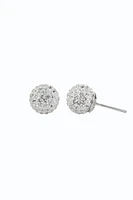 10mm Sparkle Ball Earrings