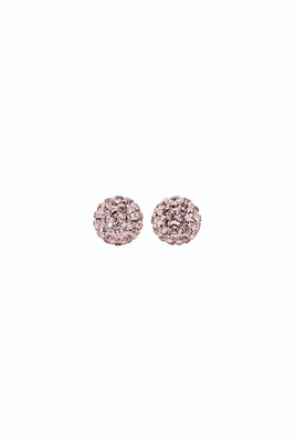 8mm Sparkle Ball Earrings