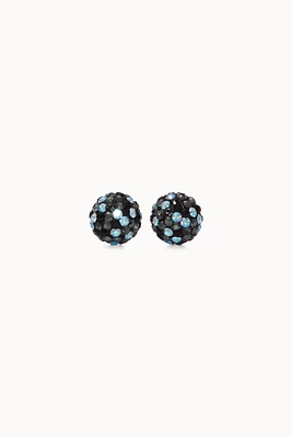 8mm Sparkle Ball Earrings - Starlight