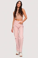 Dyed Denim Wide Leg