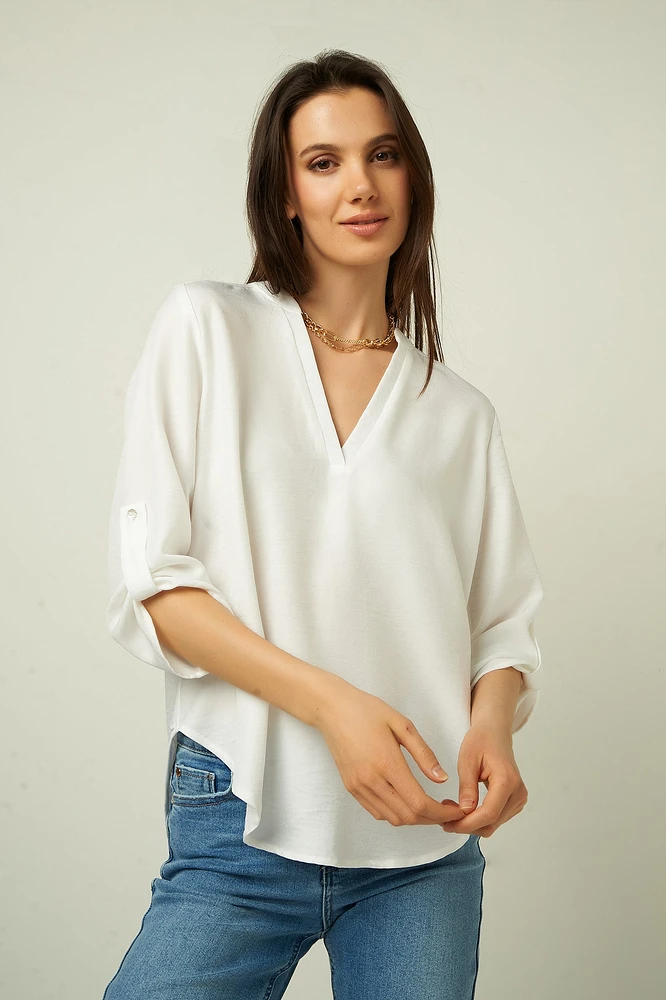 Blouse à manches trois-quarts - ARIS-L (R-A2)