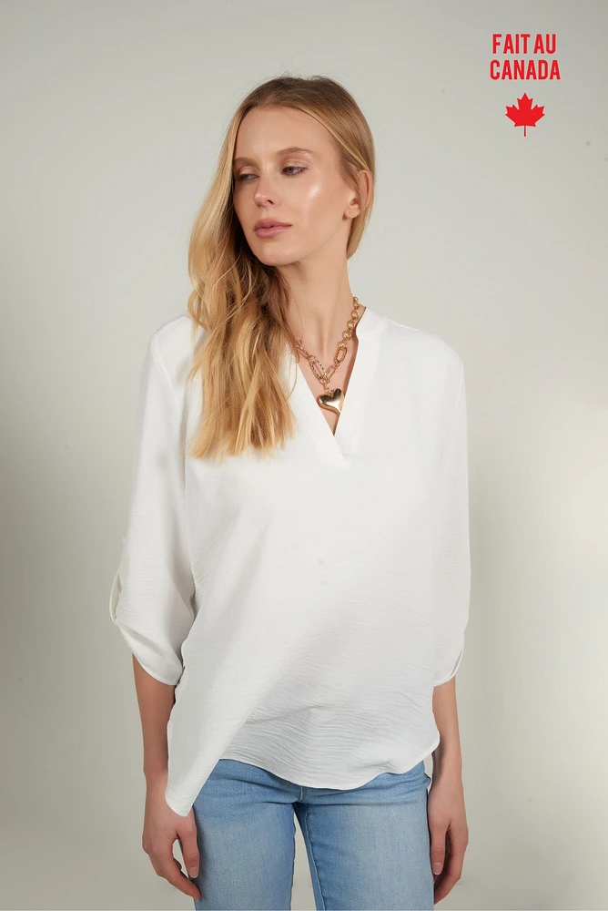 Blouse à manches trois-quarts - ARIS-S25 (R-A13)