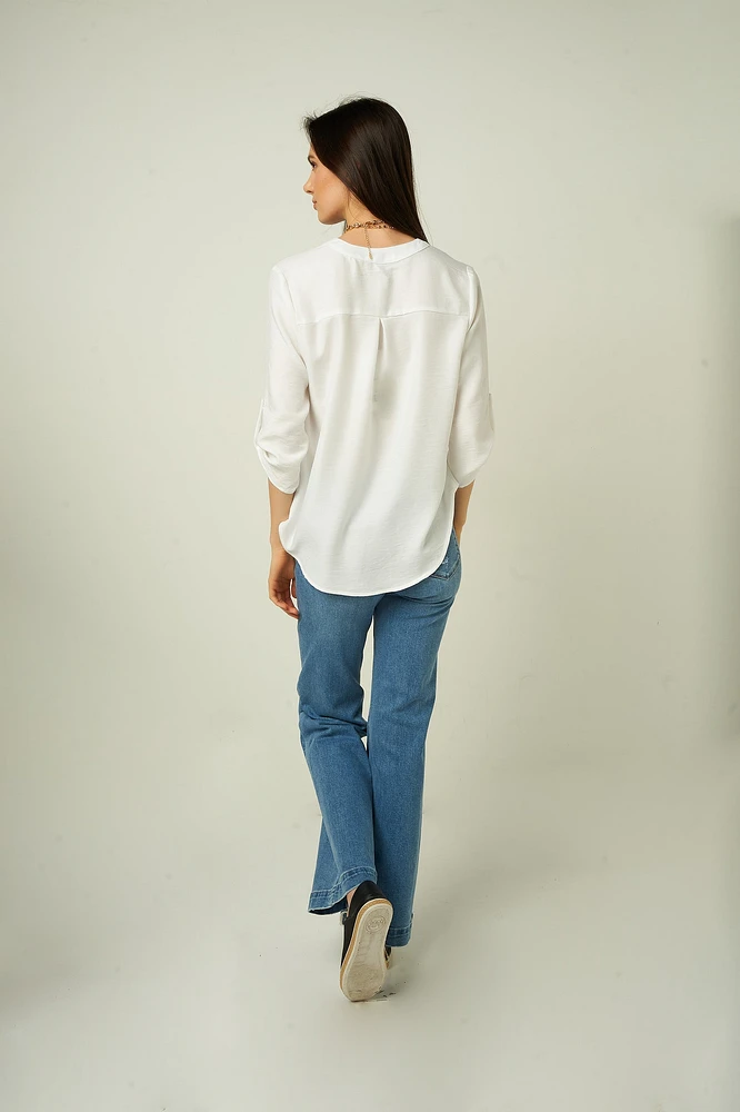 Blouse à manches trois-quarts - ARIS-L (R-A2)