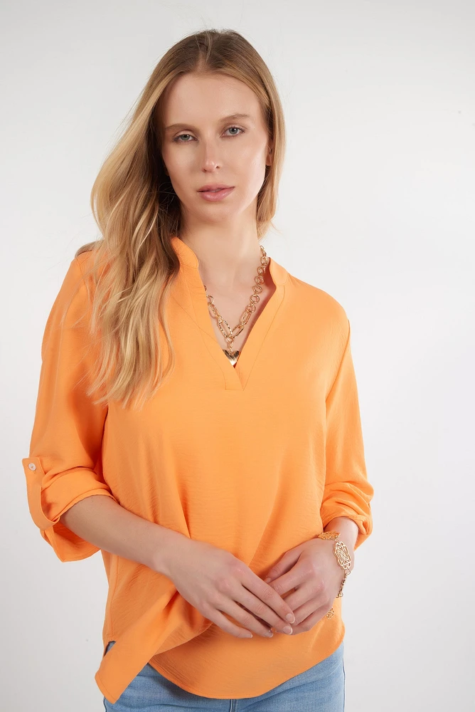 Blouse à manches trois-quarts - ARIS-S25 (R-A13)