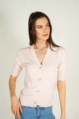 Cardigan à manches courtes - LYNDA-Y1 (E-B8)