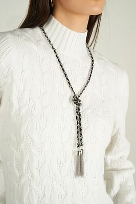 Braided necklace - C37X2 - FINAL SALE