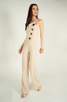 Sleeveless bustier jumpsuit - JP17832 (E-A13)