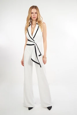 Sleeveless wrap jumpsuit - JP14861-T (E-A13)