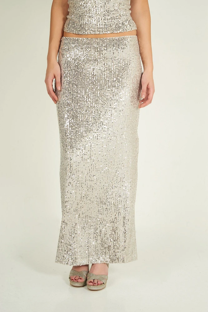 Jupe maxi à paillettes - SHANNA-X2 (R-A15)