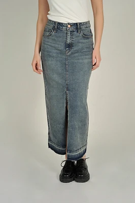 Jupe maxi en denim - CJ50550CH06 (E-C17)