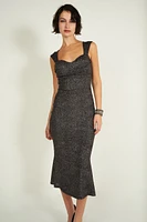 Robe midi brillante - IZAR (R-B14)