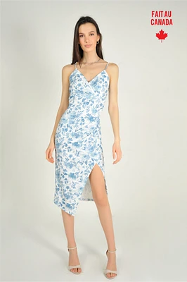 Floral wrap dress - CAMIL72B (R-C5)