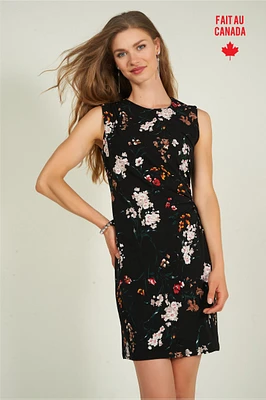 Sleeveless floral dress - JAMYA-P (R-C2)