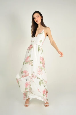 Floral maxi dress - MD1788X1 (E-B11)