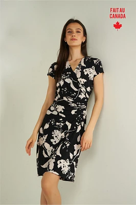 Floral wrap dress - CHI-PY1 (R-C3)