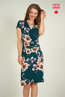 Floral wrap dress - CHI-P (R-C3)