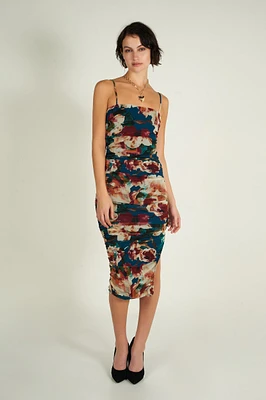 Floral tube dress - CD3414A (E-A16)