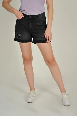 Short en denim avec déchirures  - 27010865X1 (E-C7)