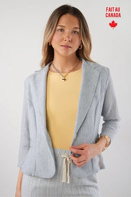 Three-quarter sleeve blazer - SWINA-W823 (R-C10)
