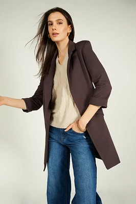 Long three-quarter sleeve blazer - MORA-RY1 (R-B19)