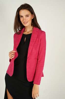 Bouclé texture blazer - FLAVIE-BCL2 (R-B16)