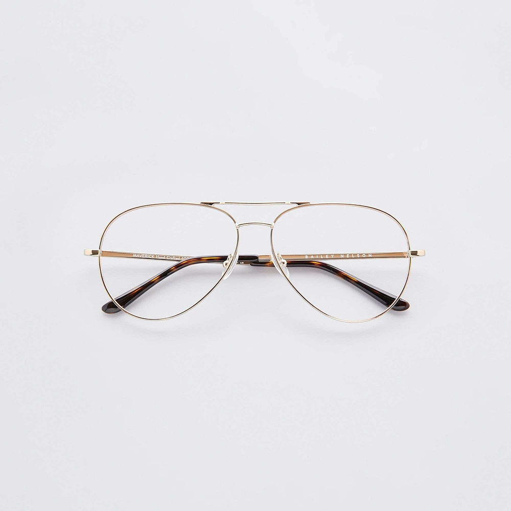 Maverick - Gold Glasses