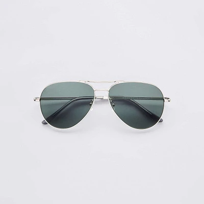 Maverick Sunglasses - Silver 