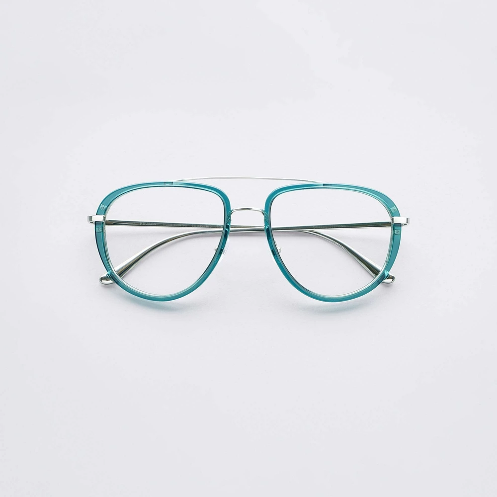 Reuben - Teal Glasses 