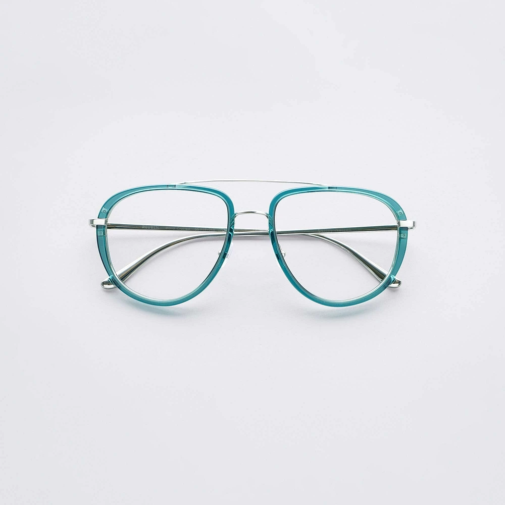 Reuben - Teal Glasses