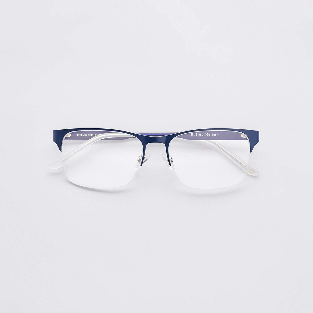 Melvin Semi Rimless - Navy Glasses