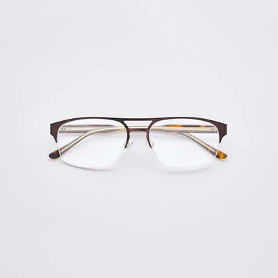 Marshall Semi Rimless - Burgundy Glasses 