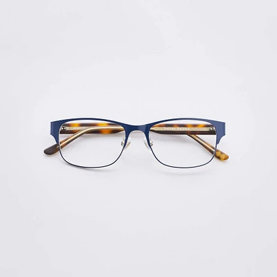 Leigh Metal - Navy Glasses 