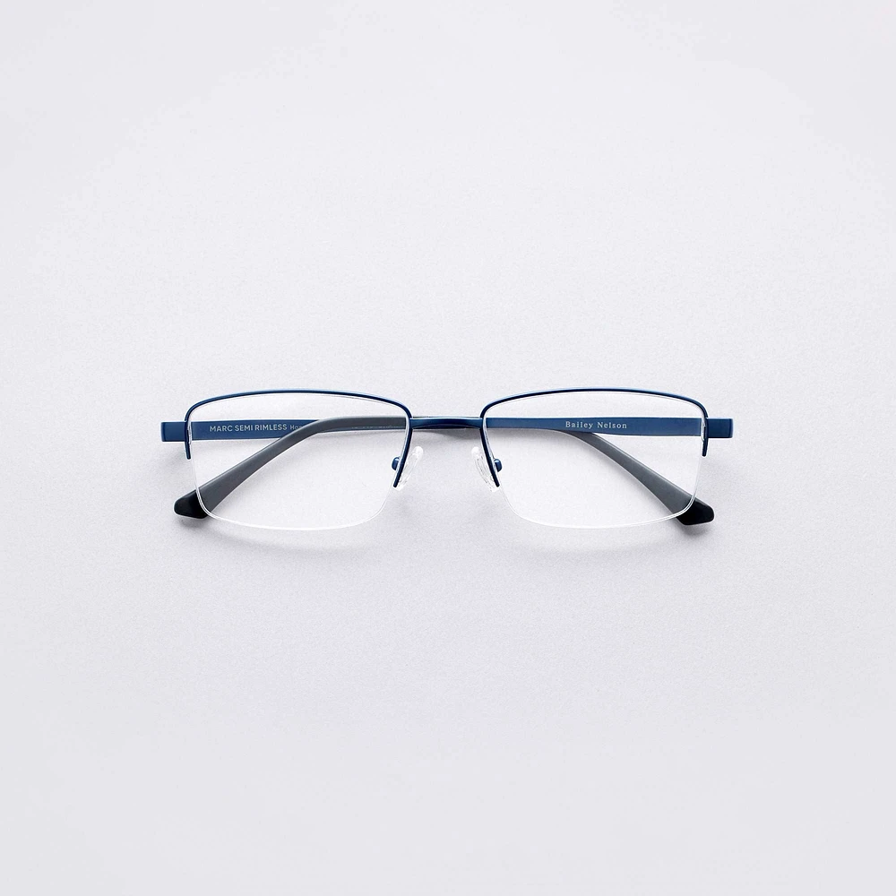 Marc Semi Rimless - Navy Glasses 