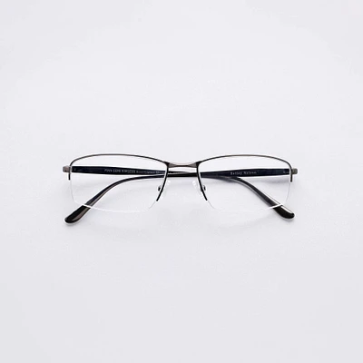 Finn Semi Rimless - Black Glasses 