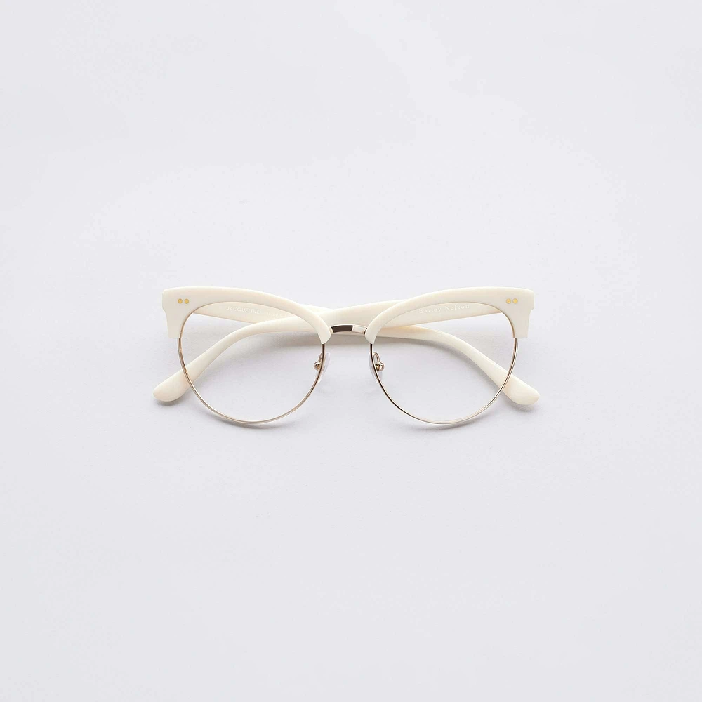 Jacqueline - Bone Glasses 