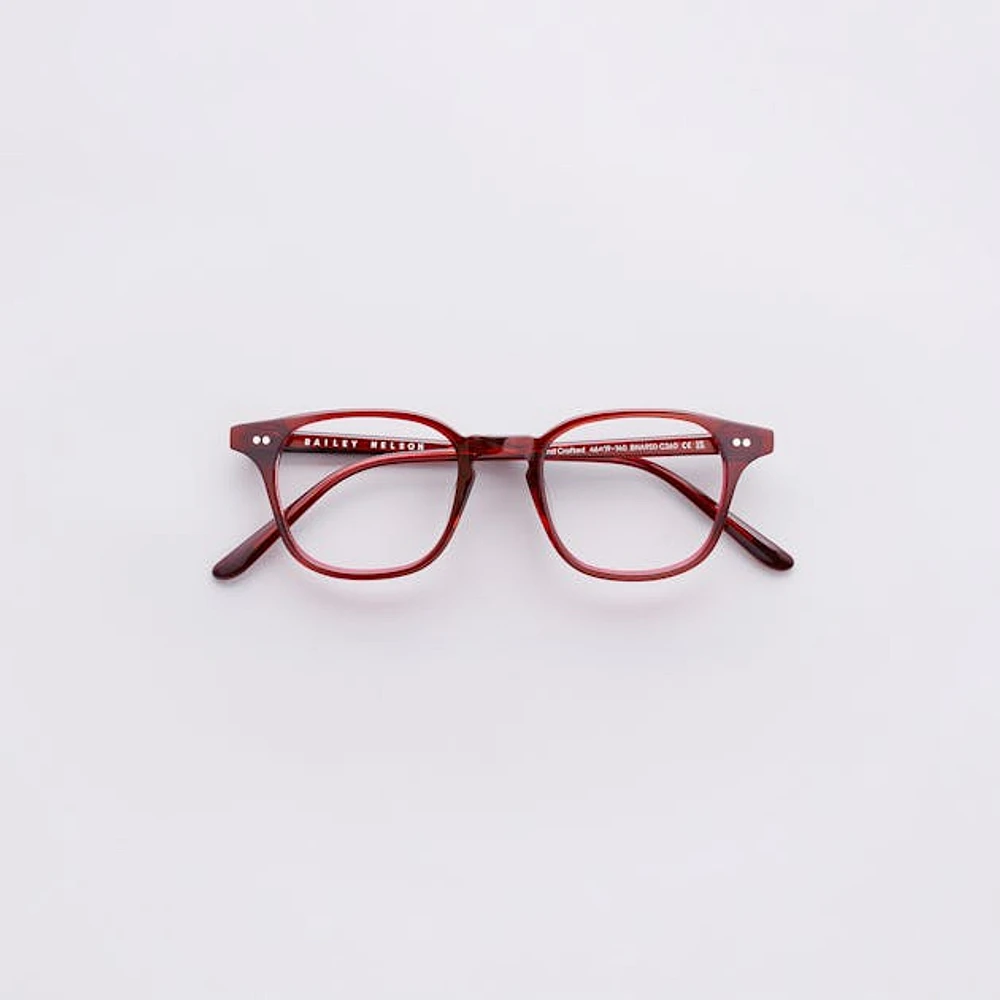 Ruth - Bordeaux Glasses 