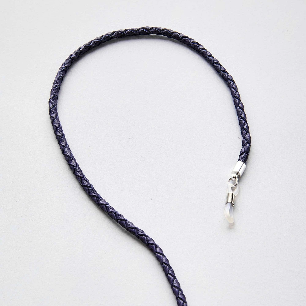 Leather Cord - Navy 
