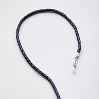 Leather Cord - Navy 