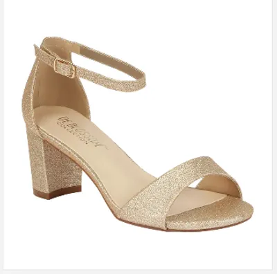 Blossom Olie-18 Nude Sparkle Low Heel